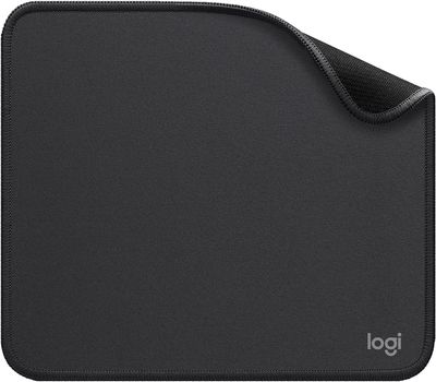 Logitech Mouse Pad - Studio Series, Computer Mouse Mat with Anti-Slip Rubber Base, Easy Gliding, Spill-Resistant Surface, Durable Materials, Portable, in a Fresh Modern Design, Graphite Logitech Mouse Pad - Studio Series, Computer Mouse Mat with Anti-Slip Rubber Base, Easy Gliding, Spill-Resistant Surface, Durable Materials, Portable, in a Fresh Modern Design, Graphite