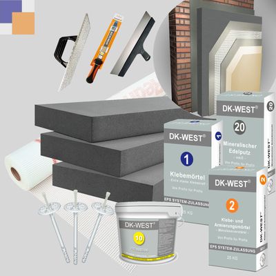 WDVS Komplett-Paket • EPS 031/032 • 100mm WDVS Komplett-Paket • EPS 031/032 • 100mm