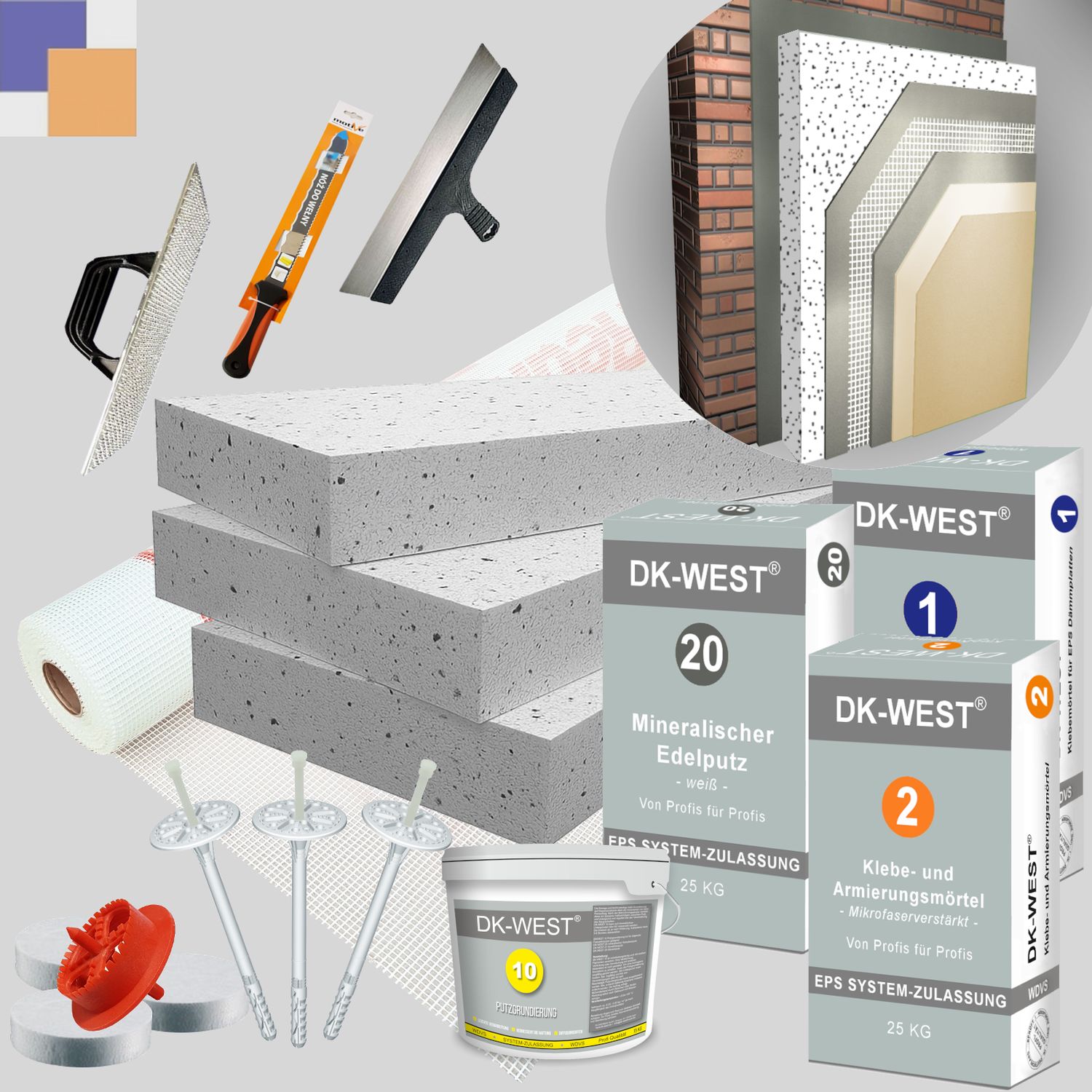 WDVS XXL-Paket • EPS 040 • 180mm WDVS XXL-Paket • EPS 040 • 180mm