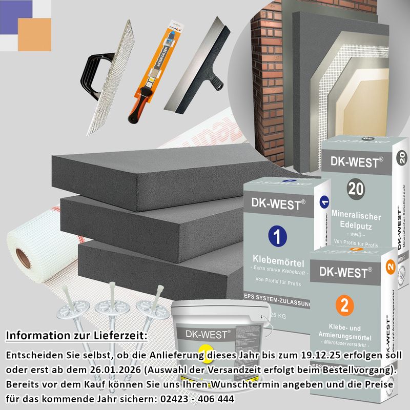 WDVS Komplett-Paket+ • EPS 031/032 • 60mm