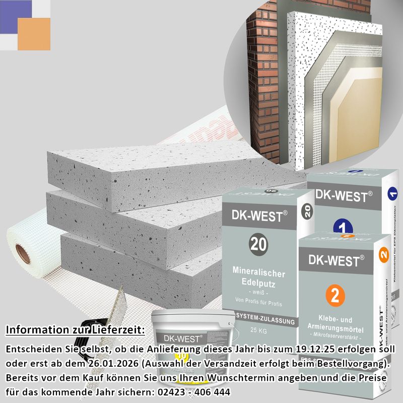 WDVS Komplett-Paket • EPS 040 • 140mm