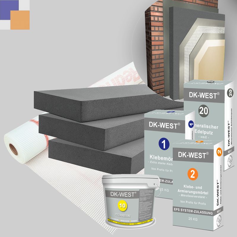 WDVS Komplett-Paket • EPS 031/032 • 100mm