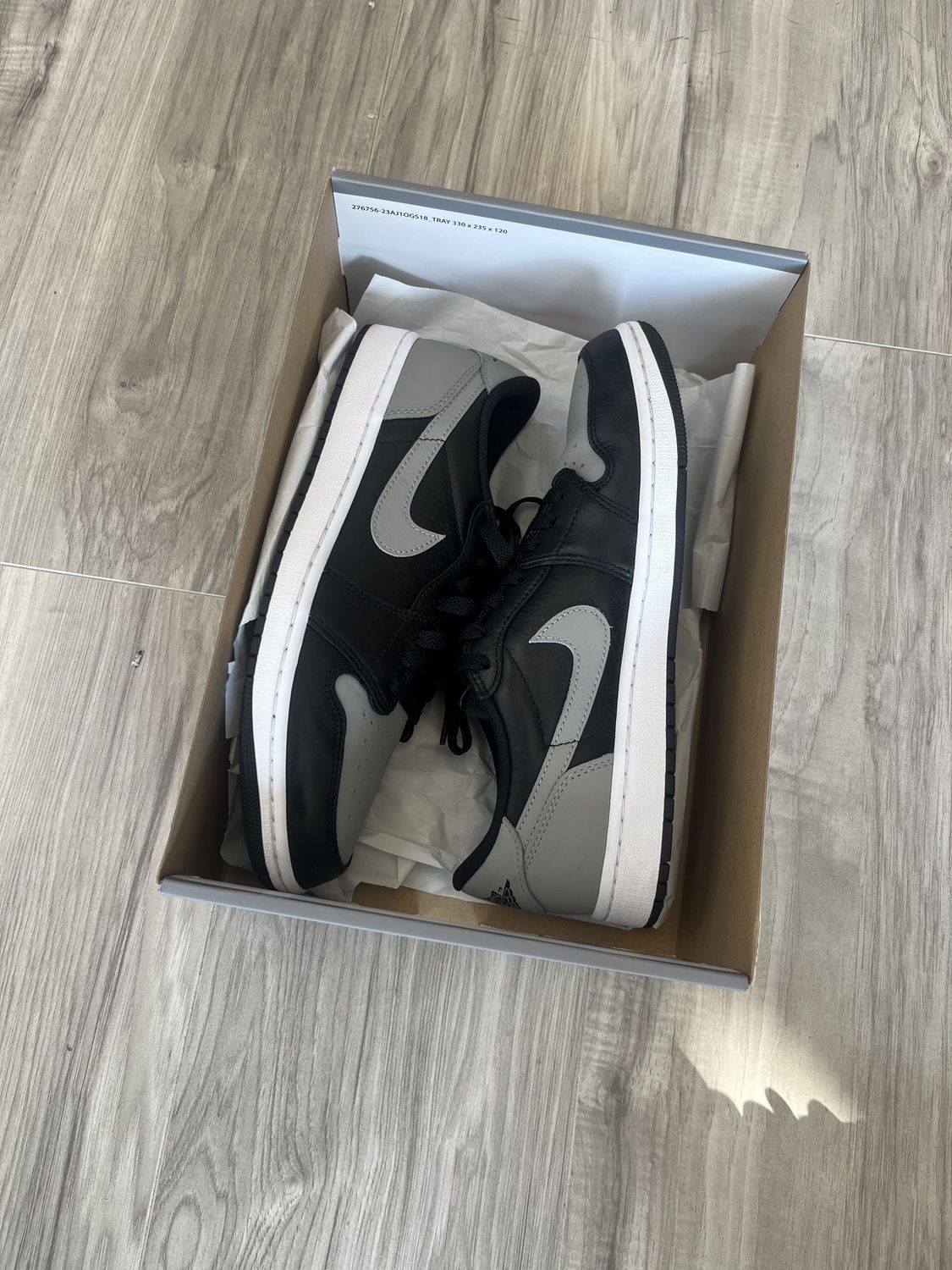 JORDAN 1 LOW SHADOW, USED: 10