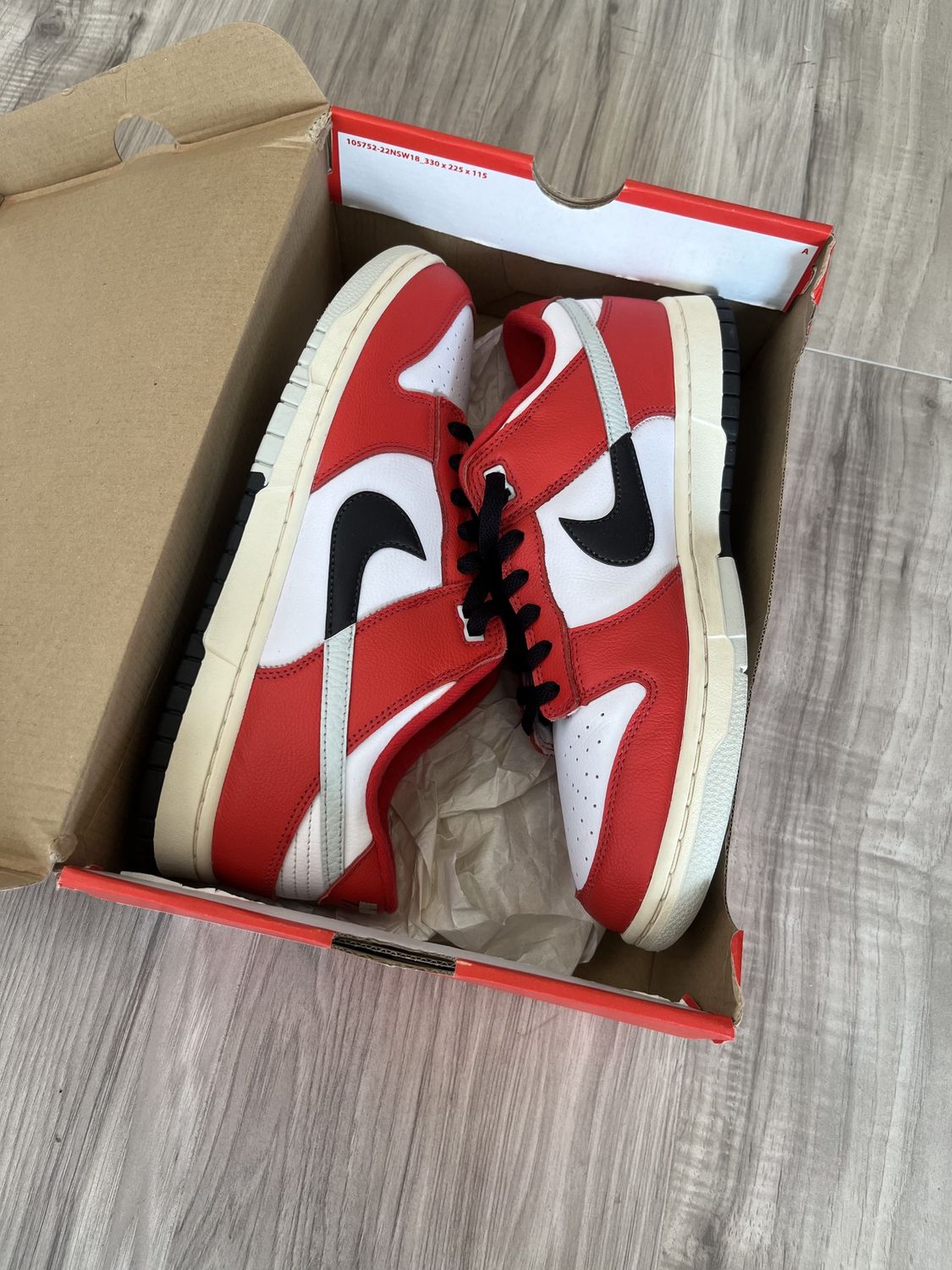 DUNK LOW CHICAGO SPLIT, USED: 11