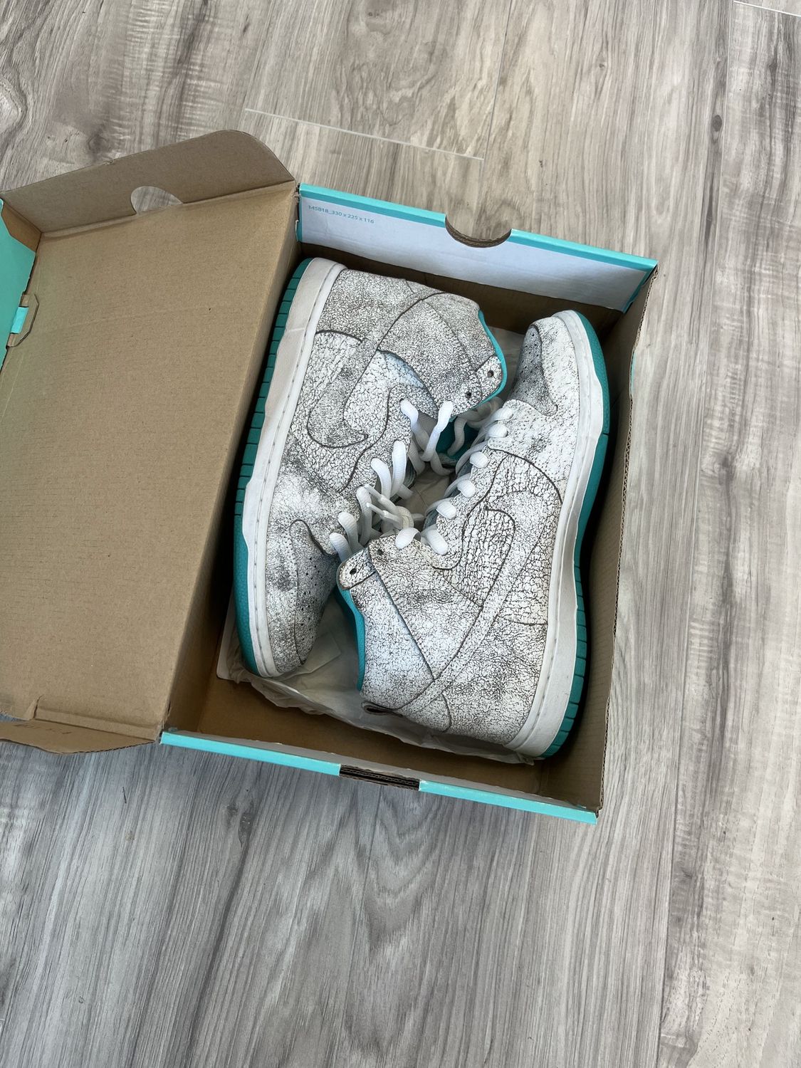 sb dunk high flamingo 8.5, USED: 8.5