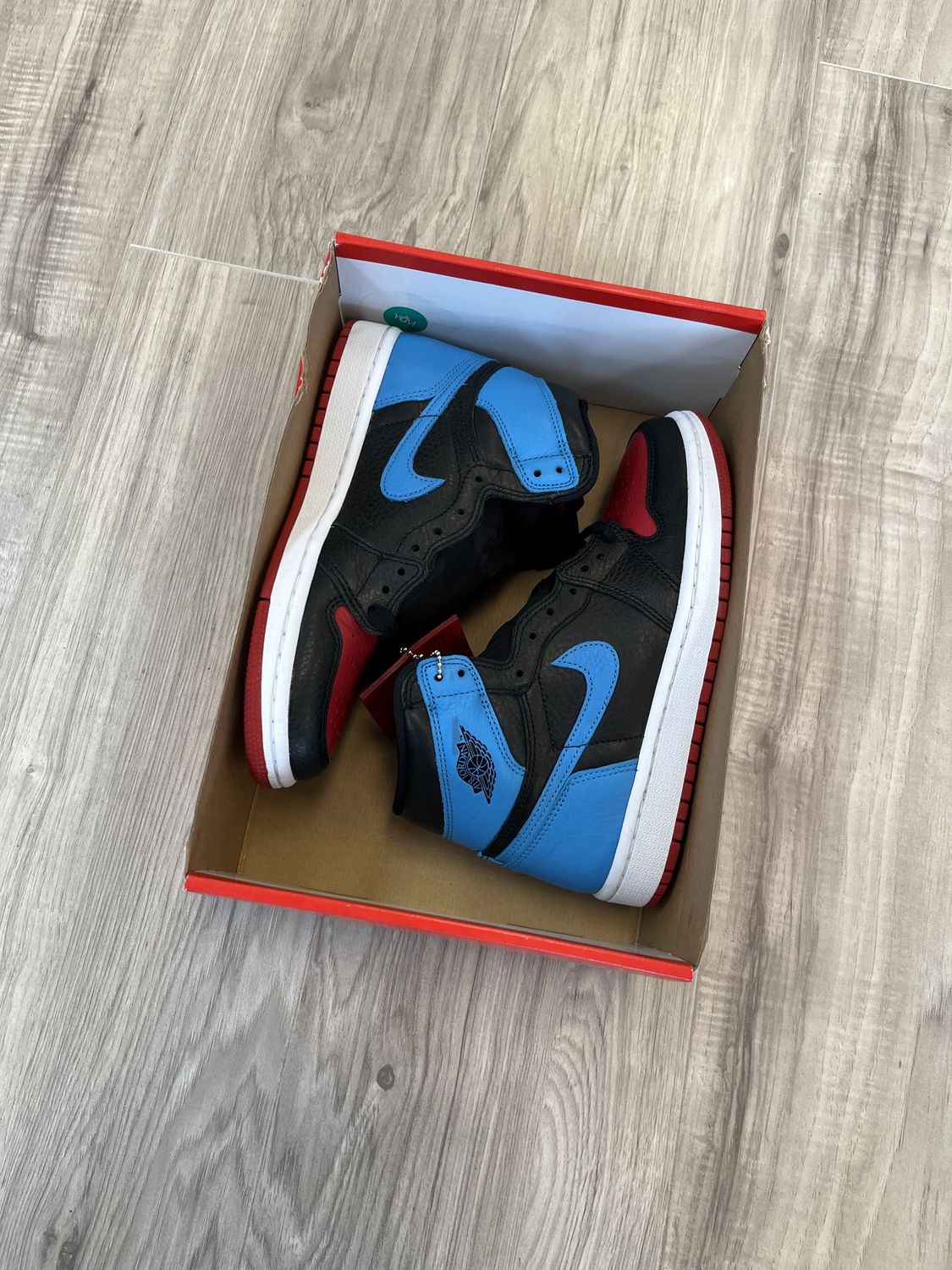 JORDAN 1 NC TO CHI | NEW | NO LID |, NEW: 6