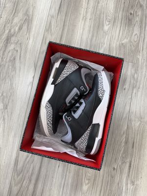 2018 JORDAN 3 BLACK CEMENT