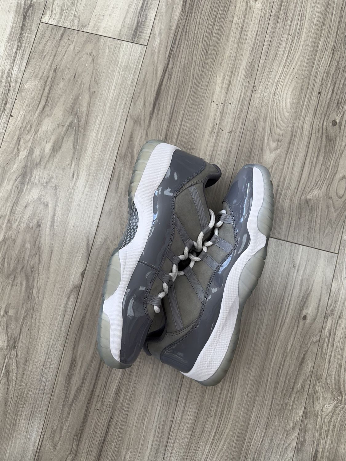 JORDAN 11 LOW COOL GREY | NO BOX |, USED: 13