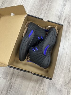 JORDAN 12 BLACK DARK CONCORD