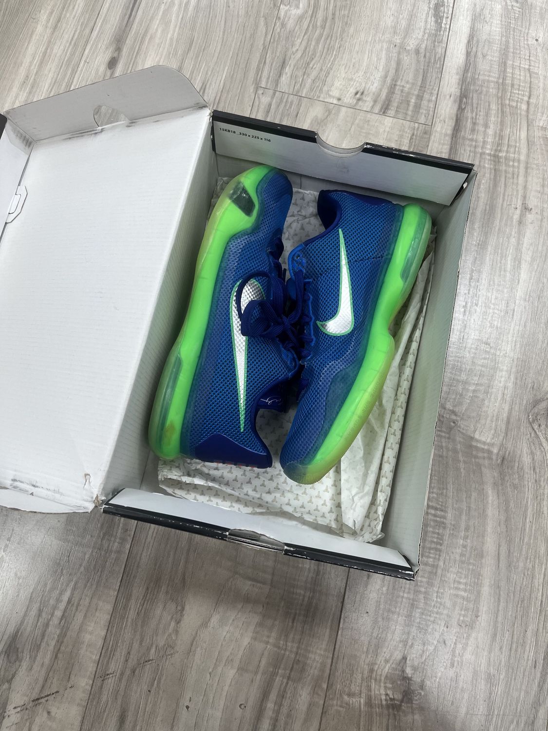 KOBE X EMERALD CITY, USED: 8