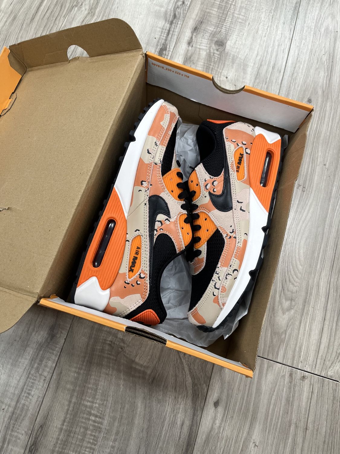 AIRMAX 90 ORANGE BLACK | NEW | NO BOX |, NEW: 9