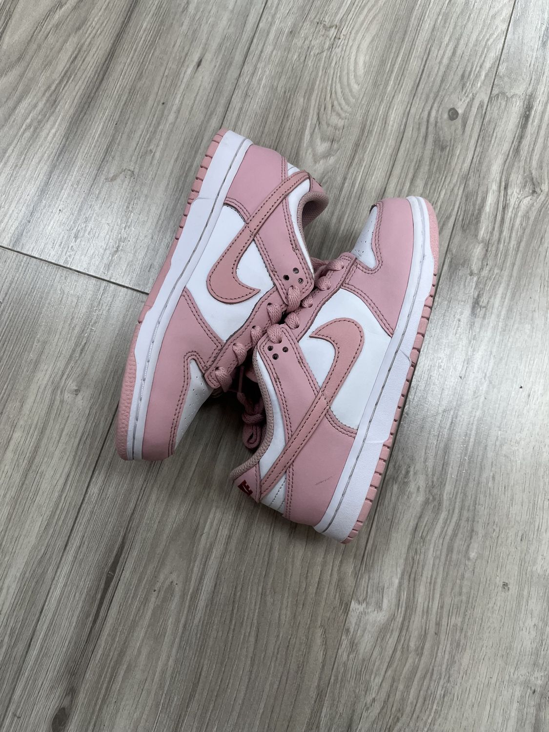 DUNK LOW PINK WHITE | NO BOX |, USED: 2Y