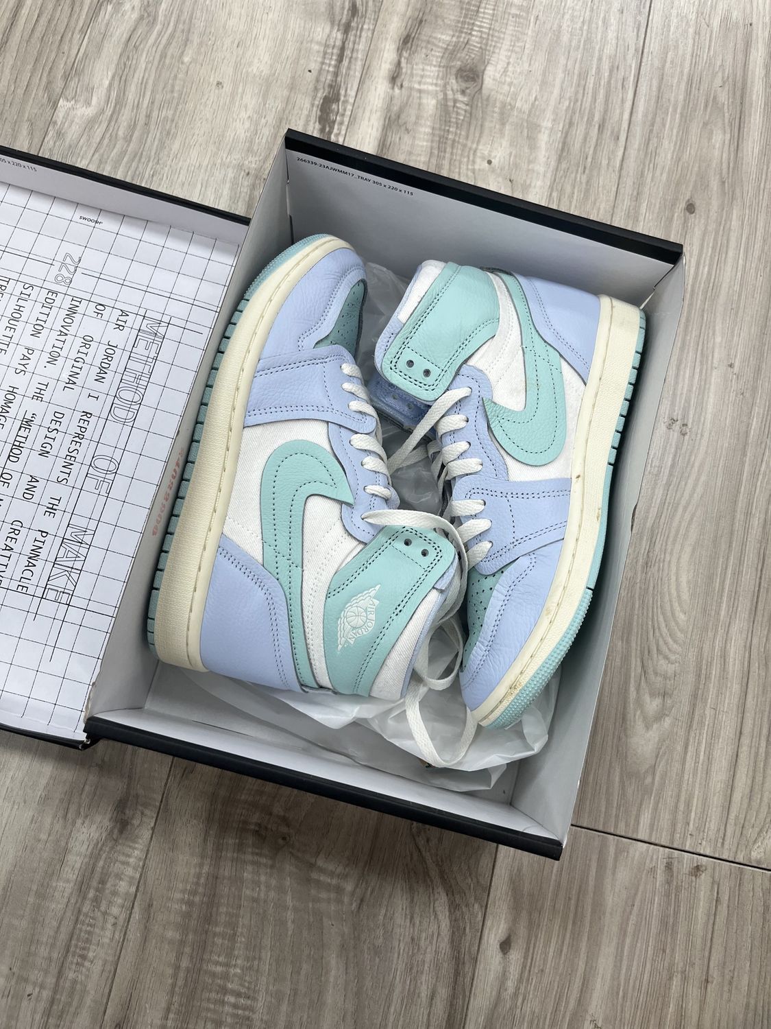 JORDAN 1 METHOD OF MAKE HYDROGEN BLUE, USED: 7.5W