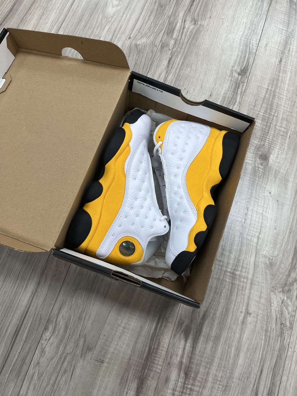 JORDAN 13 DEL SOLE VNDS, USED: 5.5