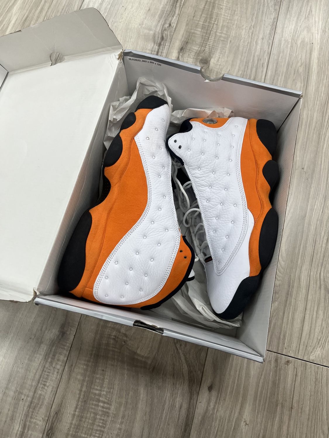 JORDAN 13 STARFISH, USED: 12
