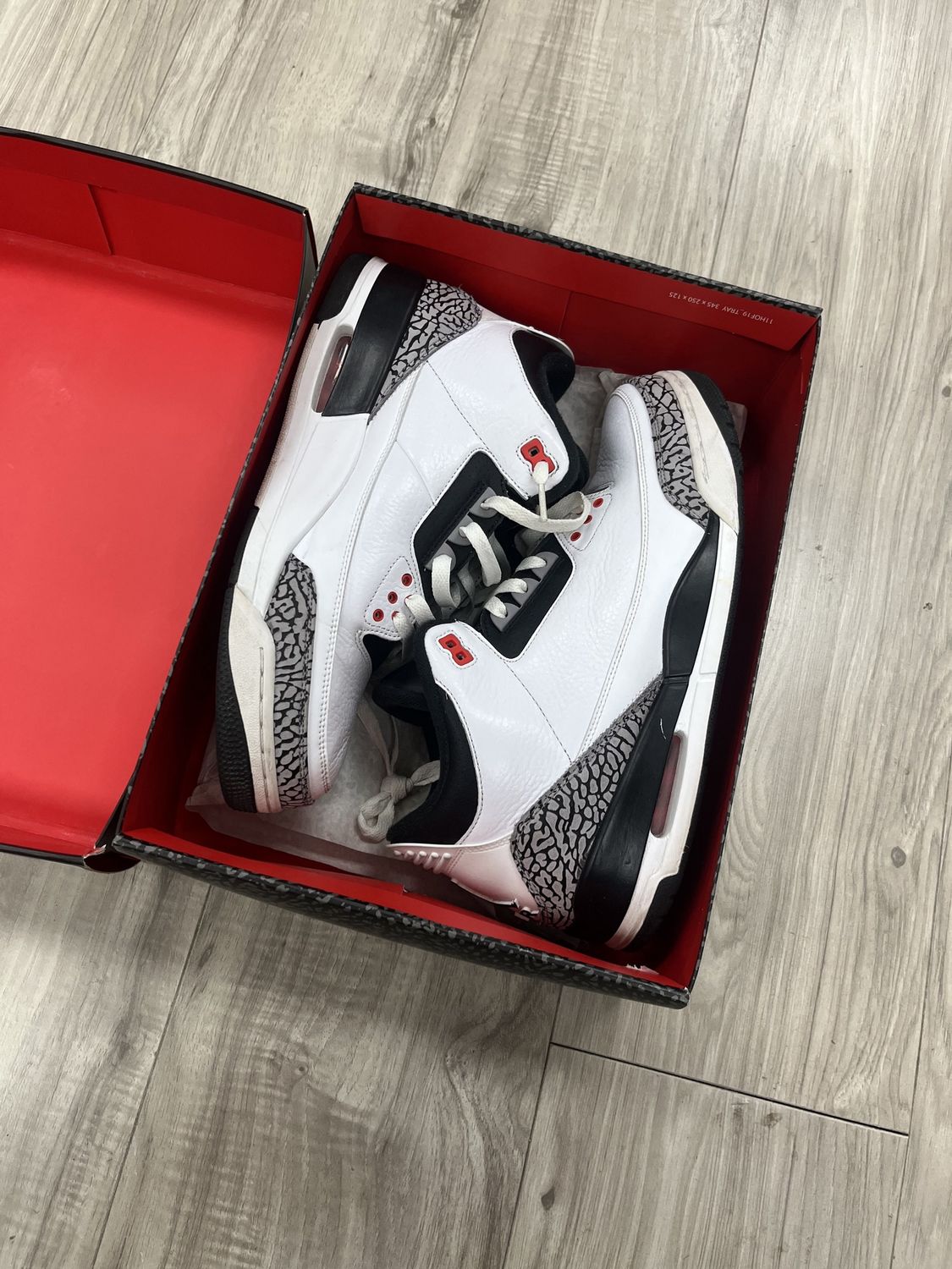 JORDAN 3 INFARED, USED: 12