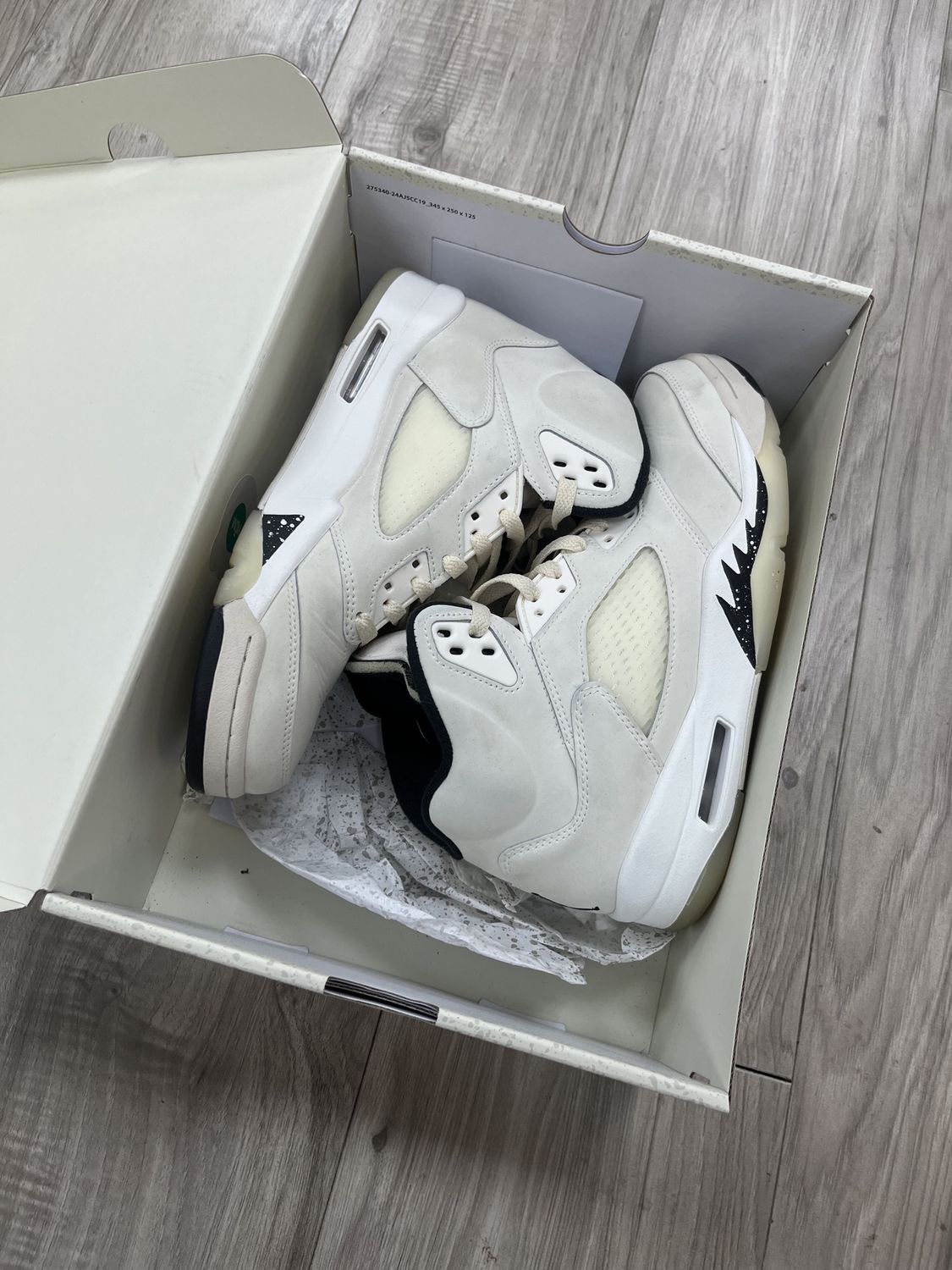 JORDAN 5 SAIL, USED: 8.5