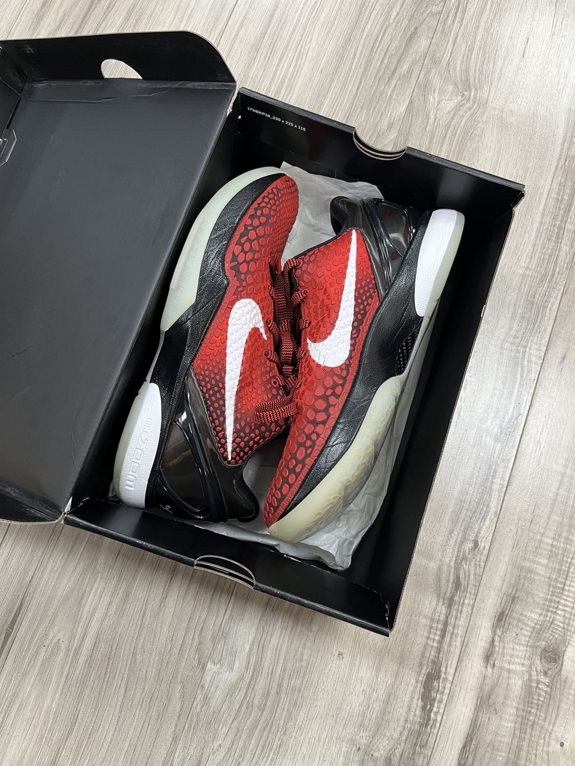 KOBE 6 CHALLENGE RED ALL-STAR, USED: 10