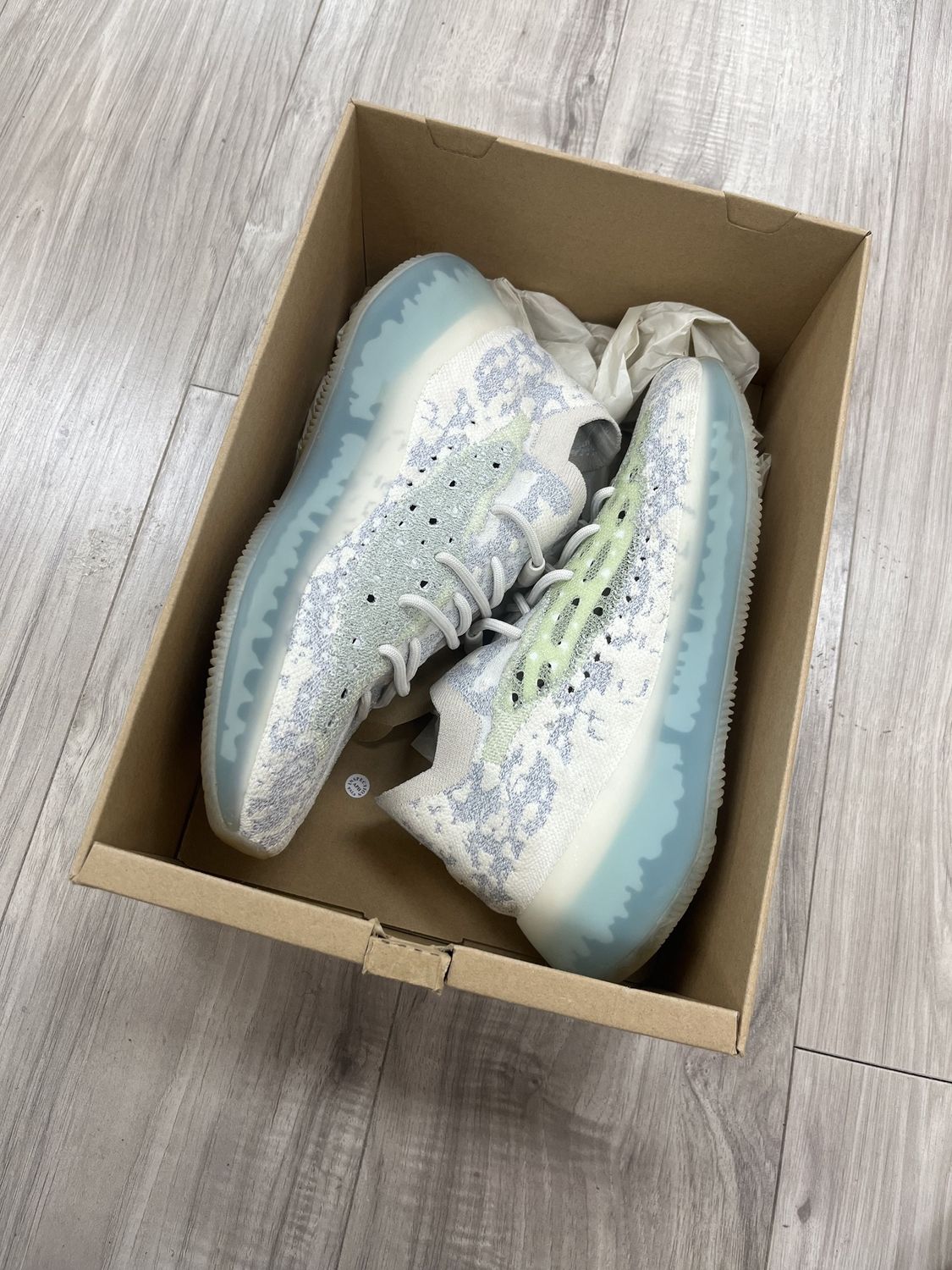 YZY BOOST 380 ALIEN BLUE, USED: 11.5