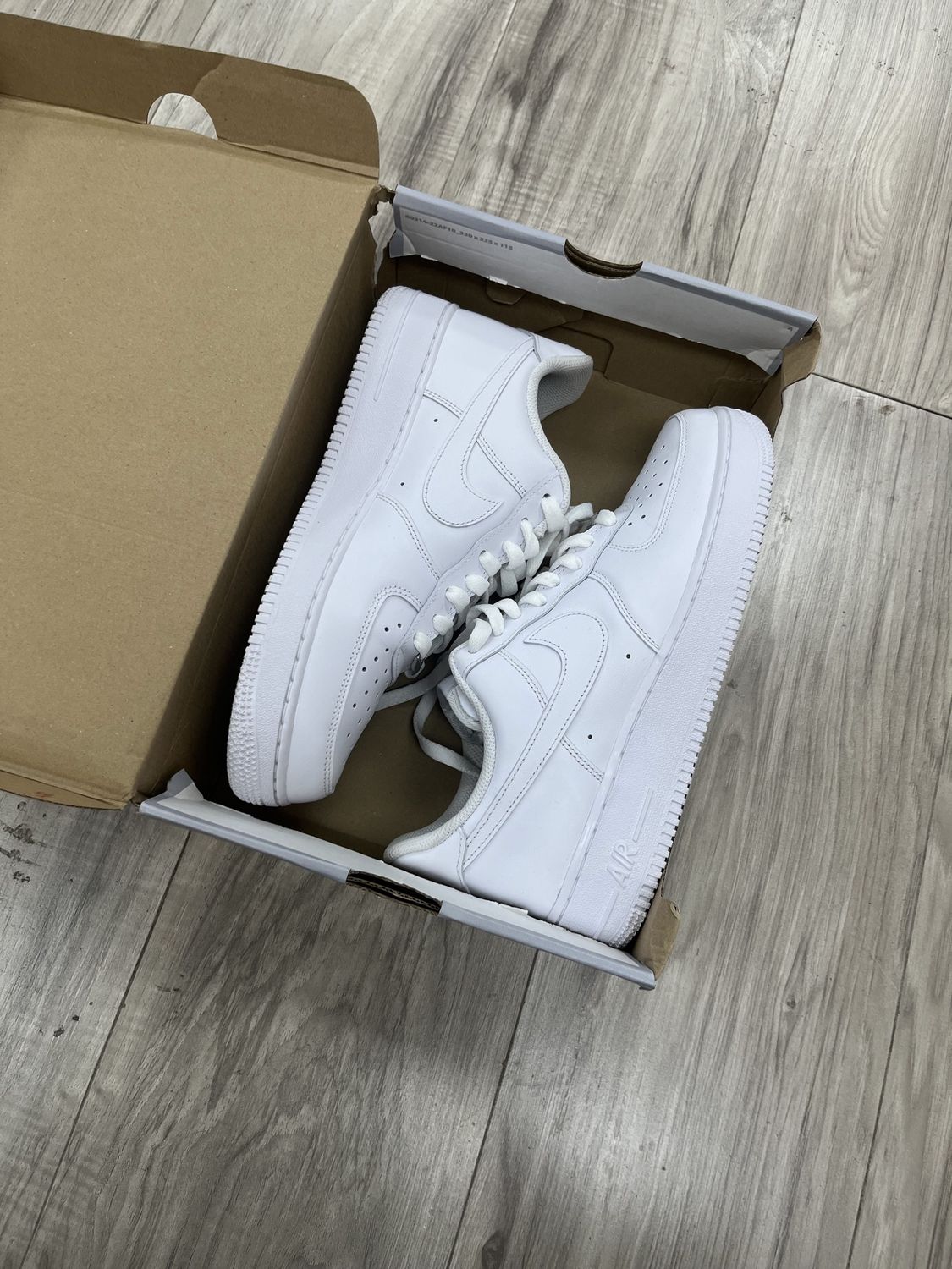 AF1 TRIPLE WHITE, NEW: 10