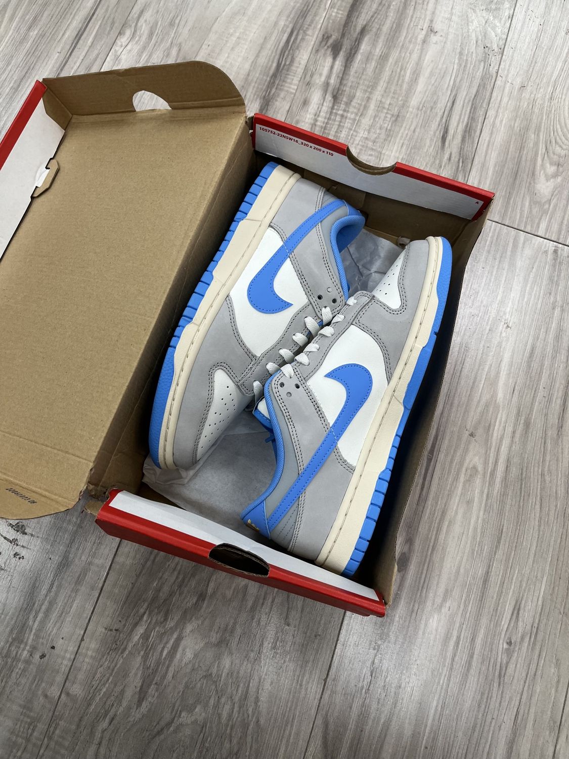 DUNK LOW ATHLETIC DEPT BLUE, USED: 8