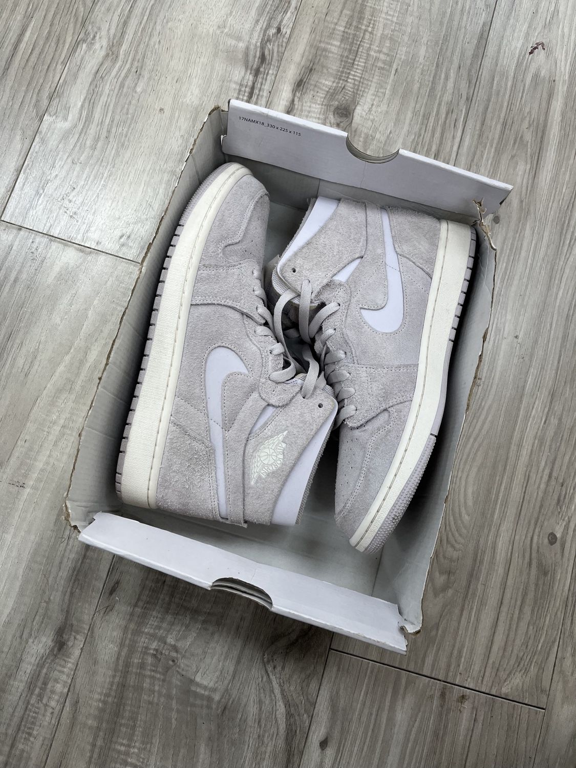 JORDAN 1 HIGH CMFT GREY | NO BOX |, USED: 10.5