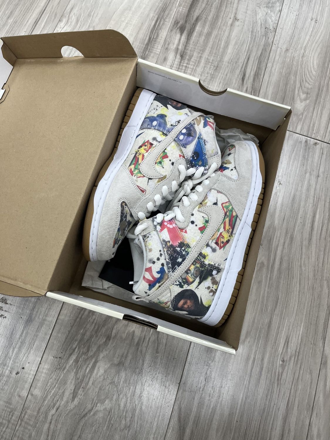 DUNK SUPREME HIGH RAMELZE, USED: 7.5