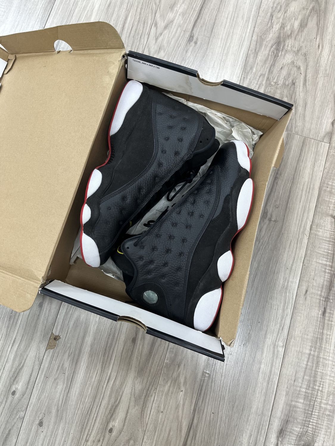 JORDAN 13 PLAYOFF, USED: 12