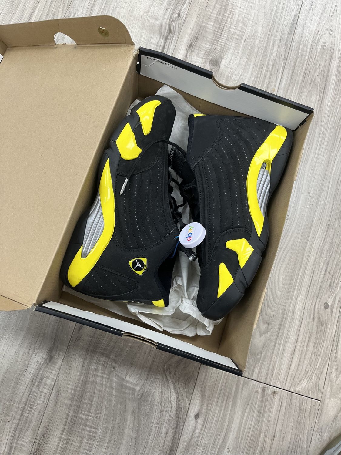 JORDAN 14 THUNDER, USED: 11