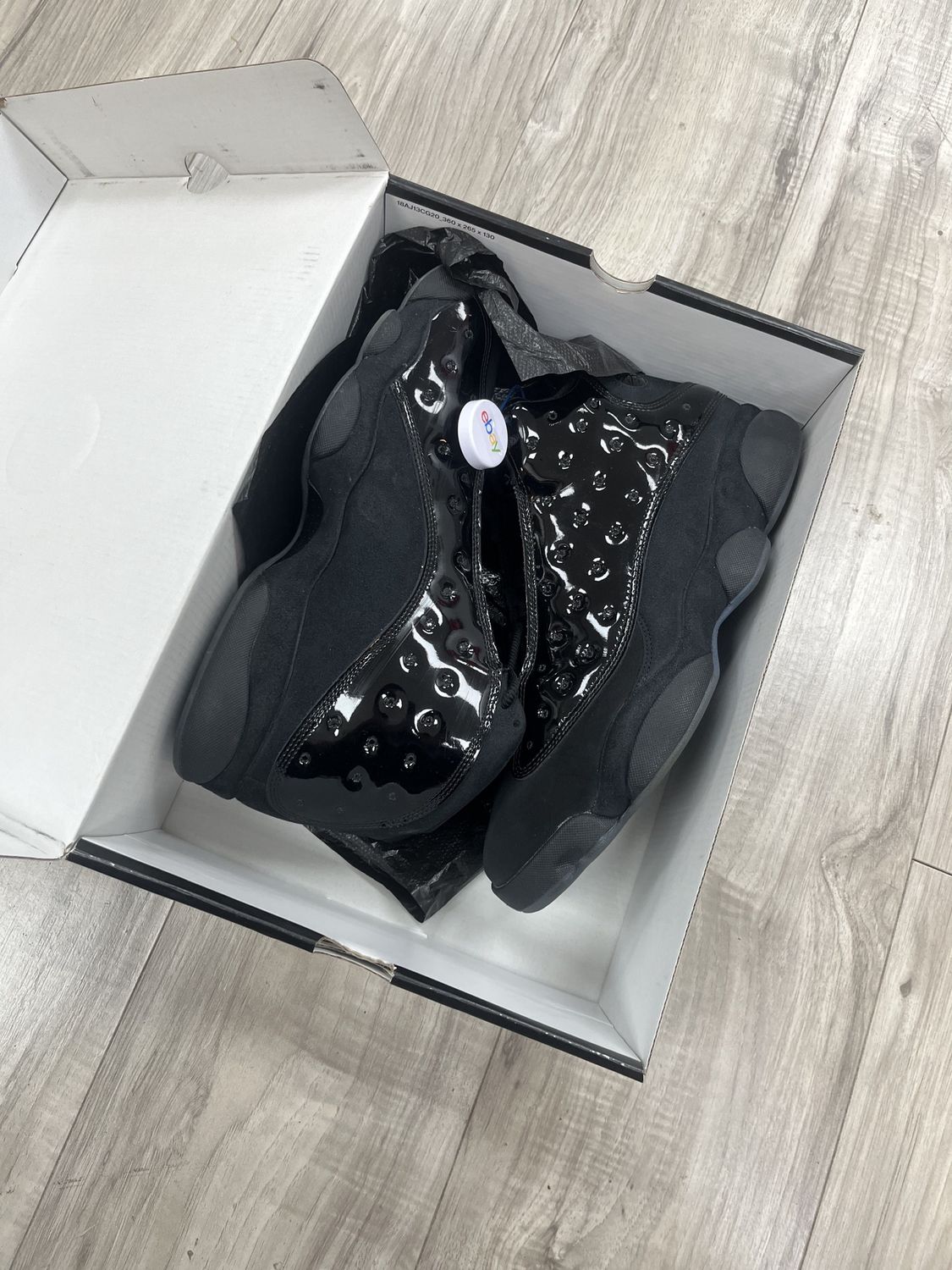 JORDAN 13 CAP AND GOWN, USED: 12.5