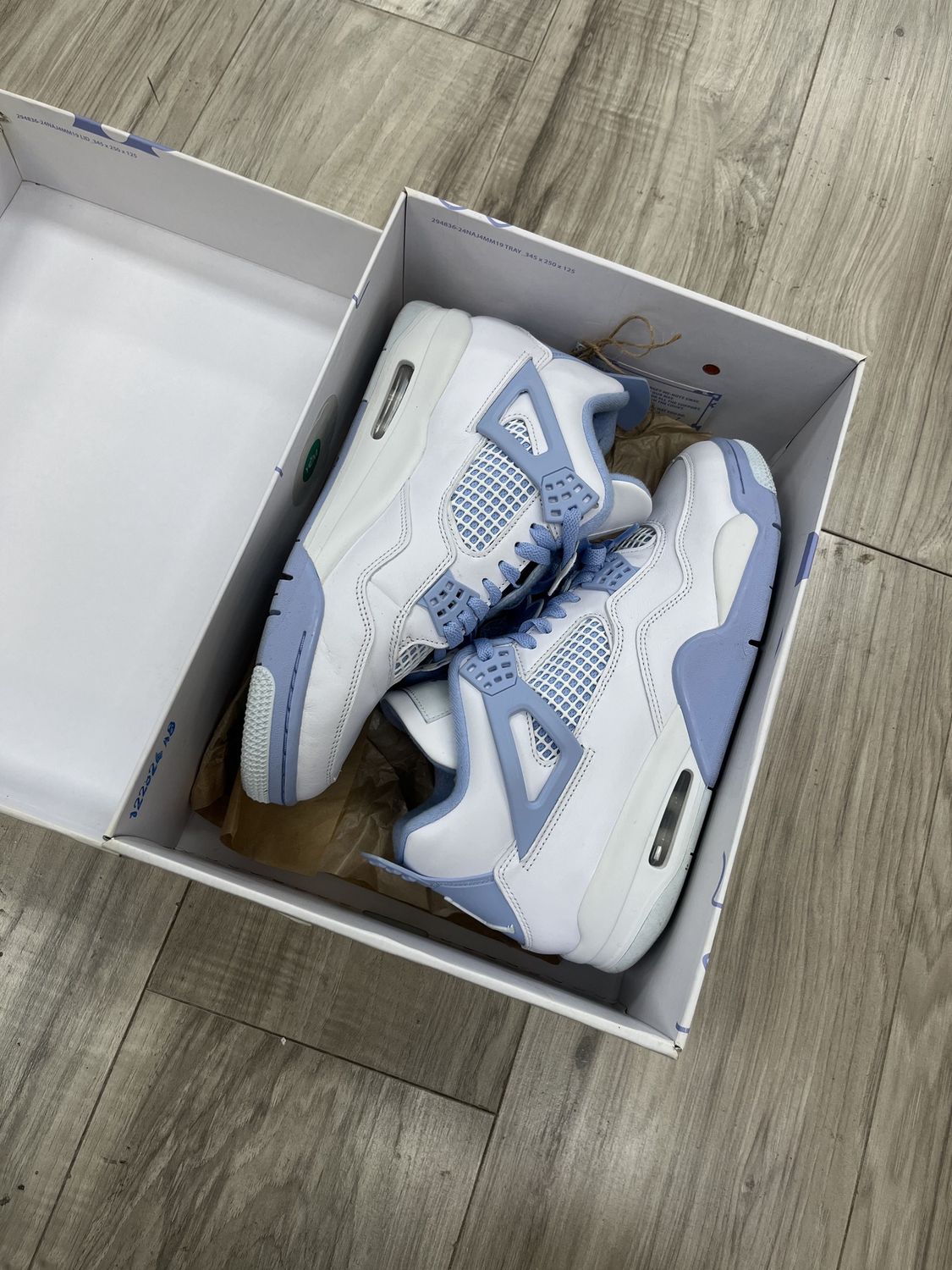 JORDAN 4 FORGET ME NOT, USED: 12W