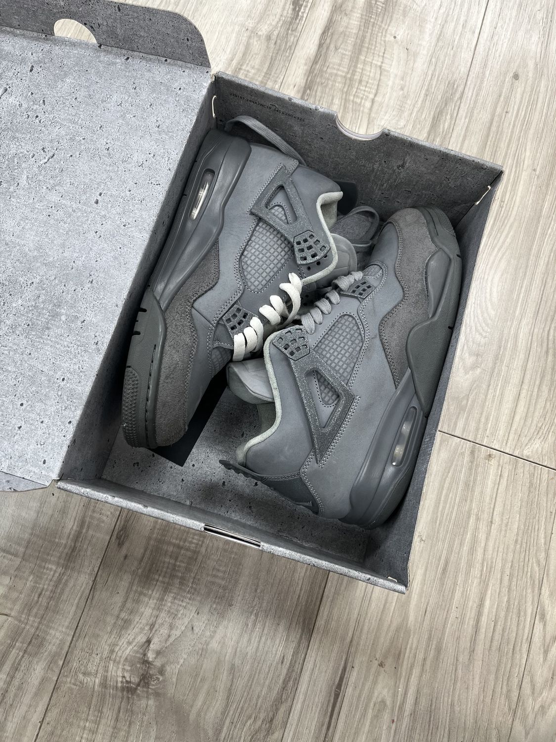 JORDAN 4 WET CEMENT, USED: 9.5