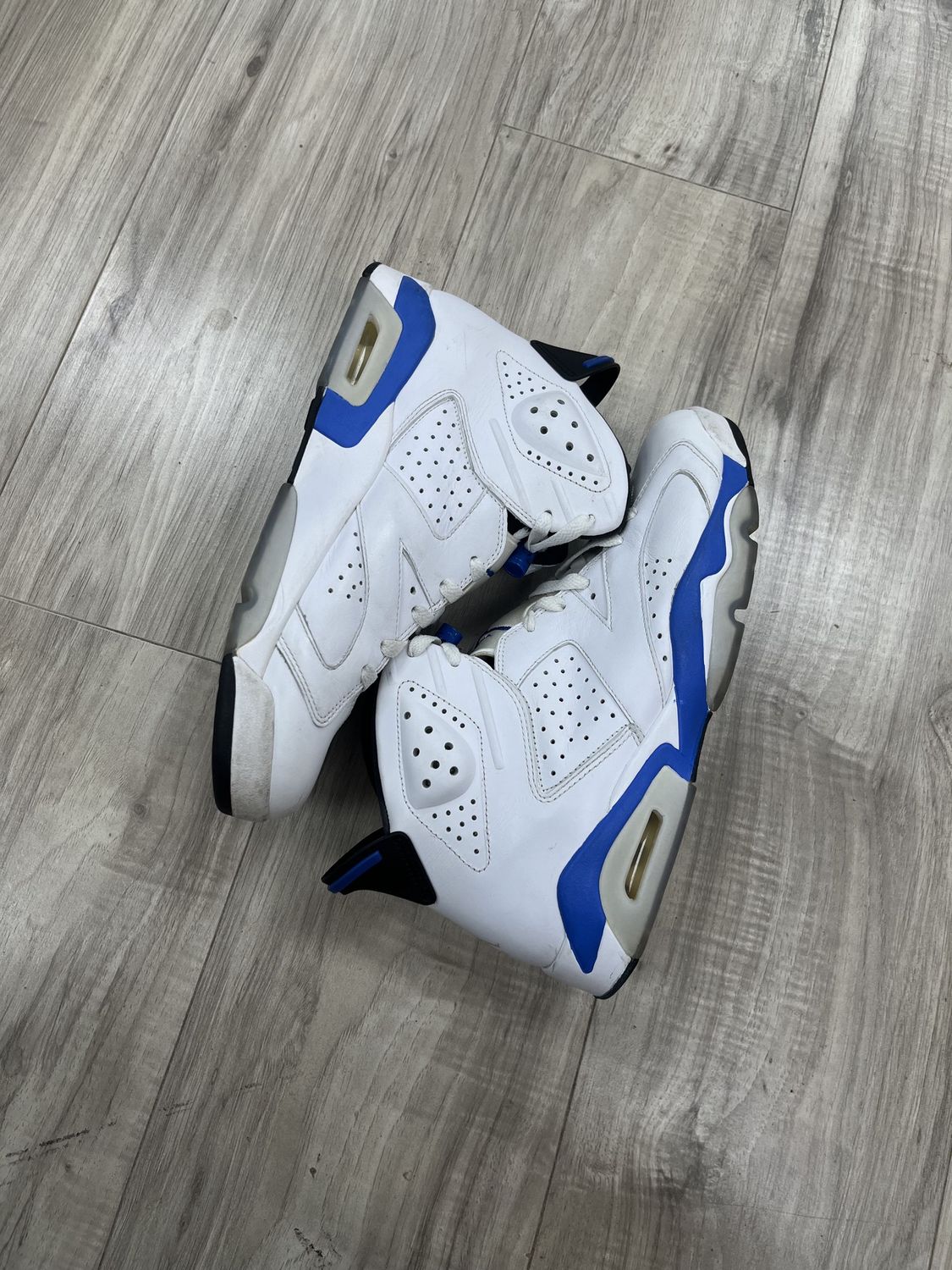 JORDAN 6 SPORT BLUE | NO BOX |, USED: 10