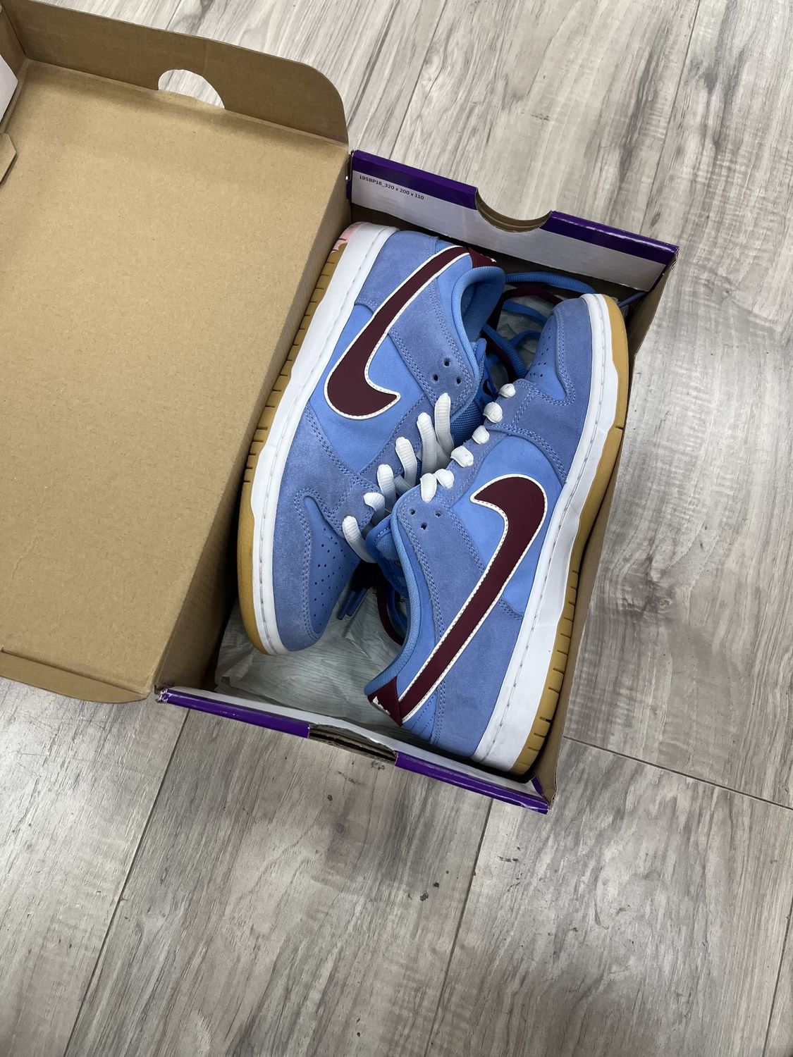 SB DUNK LOW PHILLY, USED: 8.5