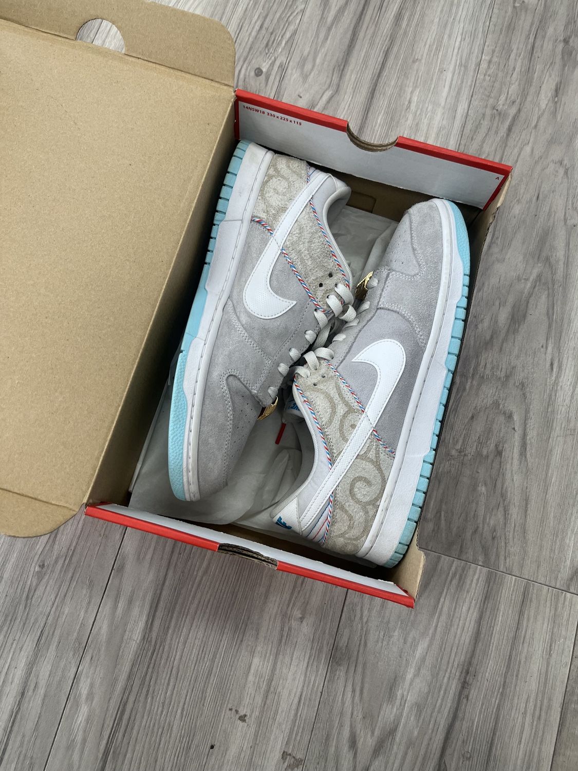 DUNK LOW BARBER SHOP, USED: 11.5