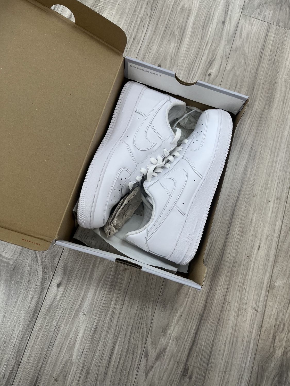 AF1 LOW TRIPLE WHITE, USED: 10