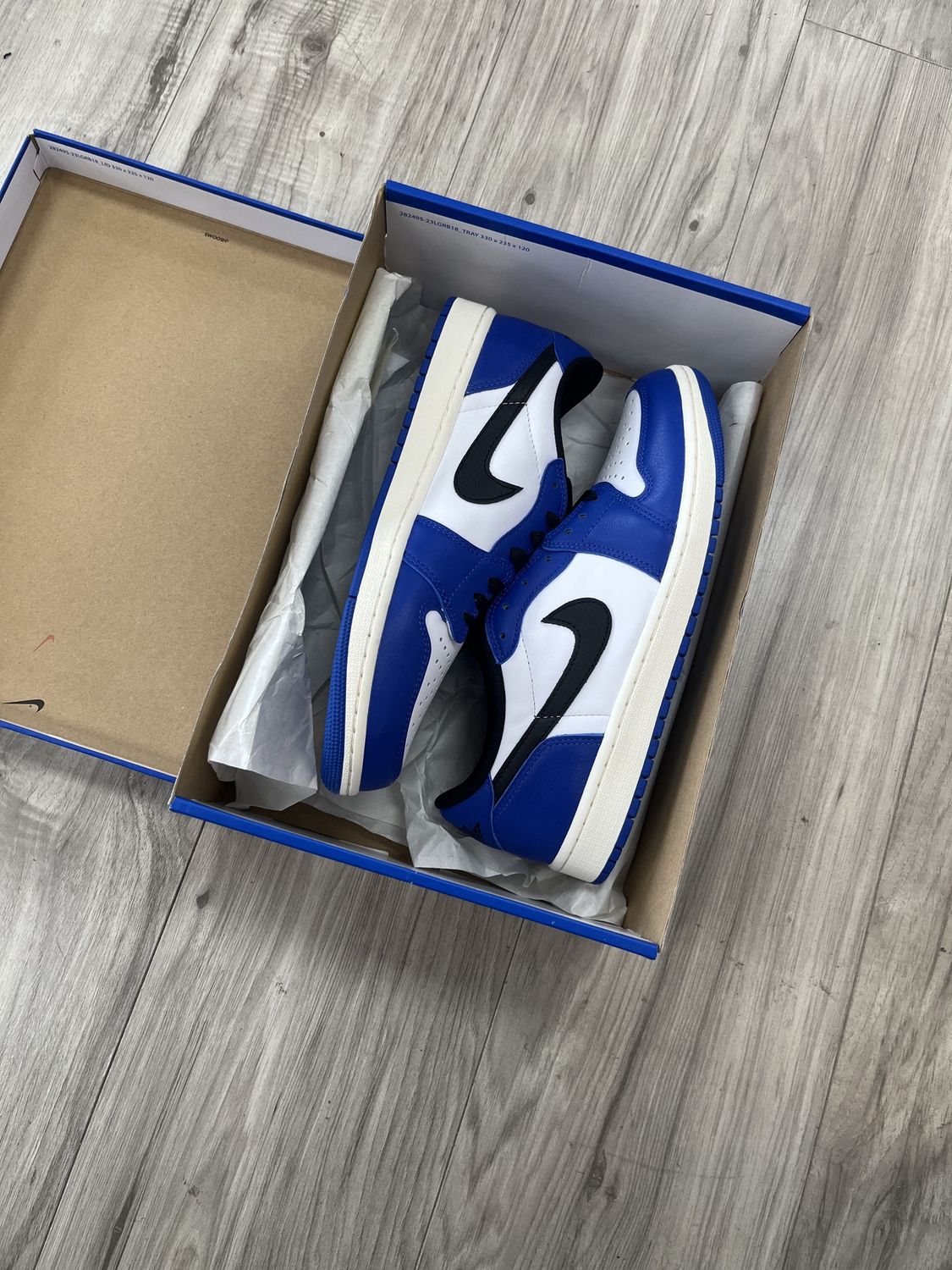 JORDAN 1 RETRO LOW OG GAME ROYALE |NEW |, NEW: 10.5