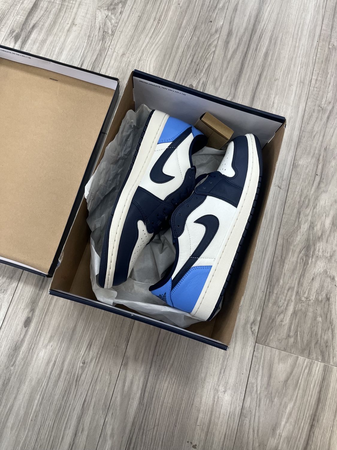 JORDAN 1 LOW OBSIDIAN UNC |NEW |, NEW: 10.5