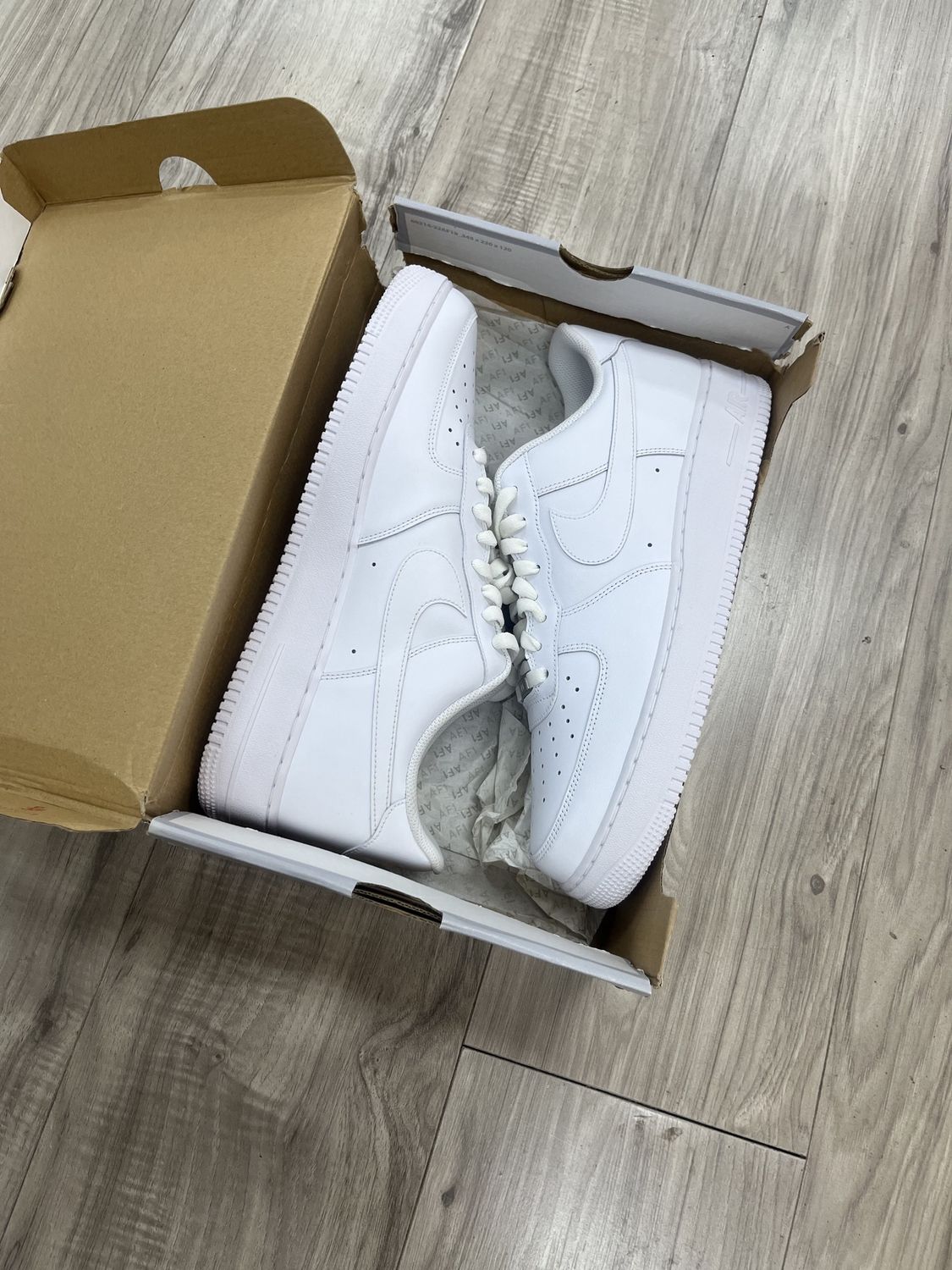 AF1 OGA TRIPLE WHITE |, USED: 13