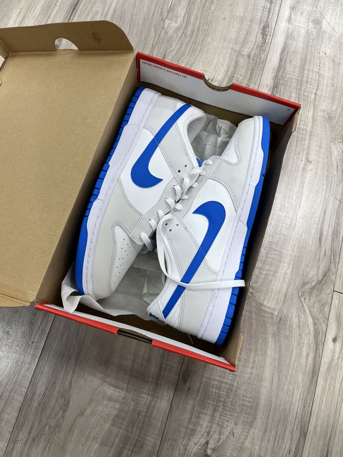 DUNK LOW LIGHT GREY BLUE |, USED: 13