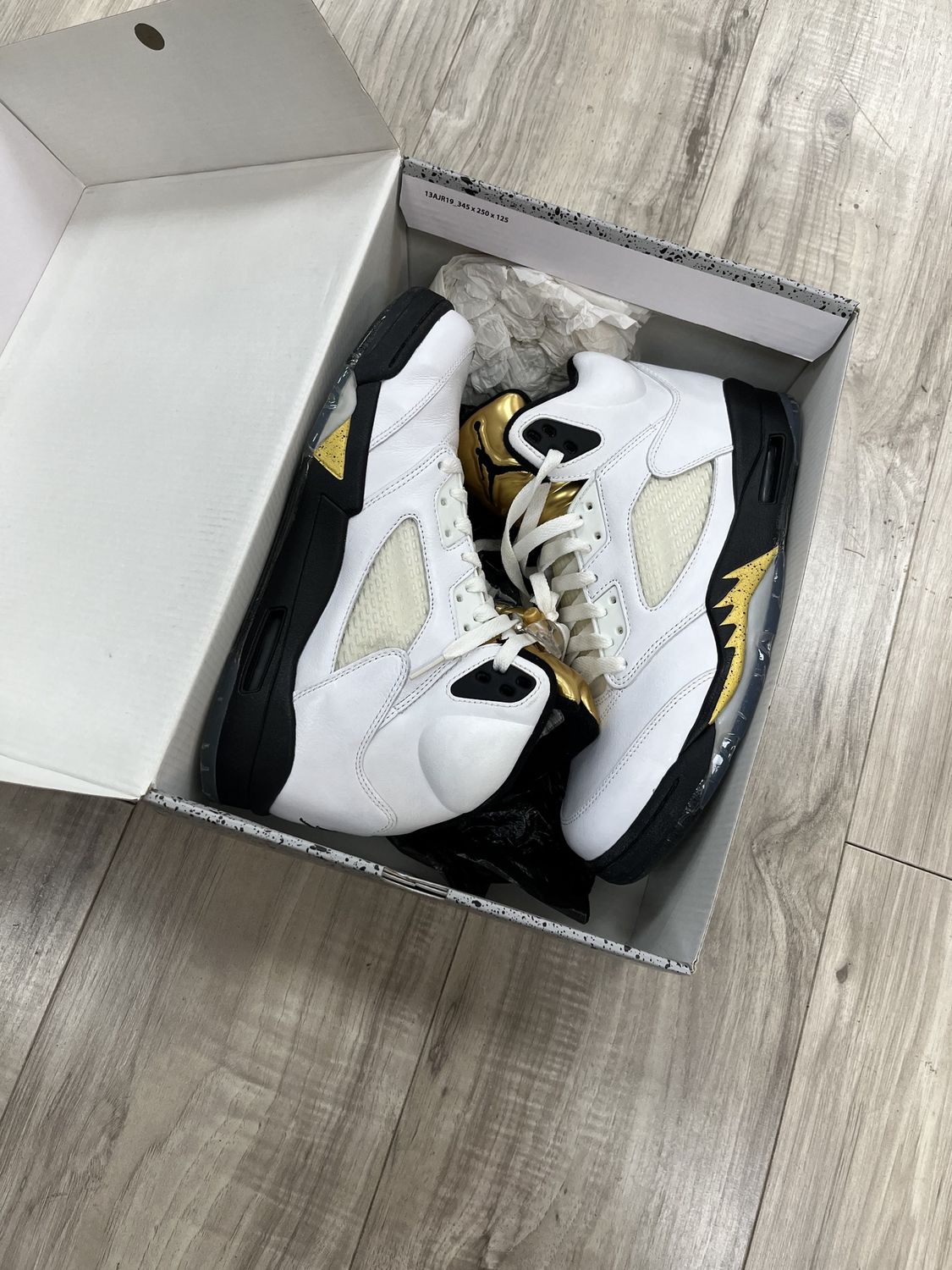 JORDAN 5 OLYMPIC |, USED: 9.5
