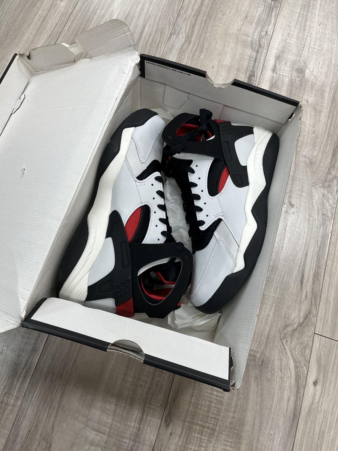 NIKE HIGH HURACHES PHOTON DUST BLACK |, USED: 11.5