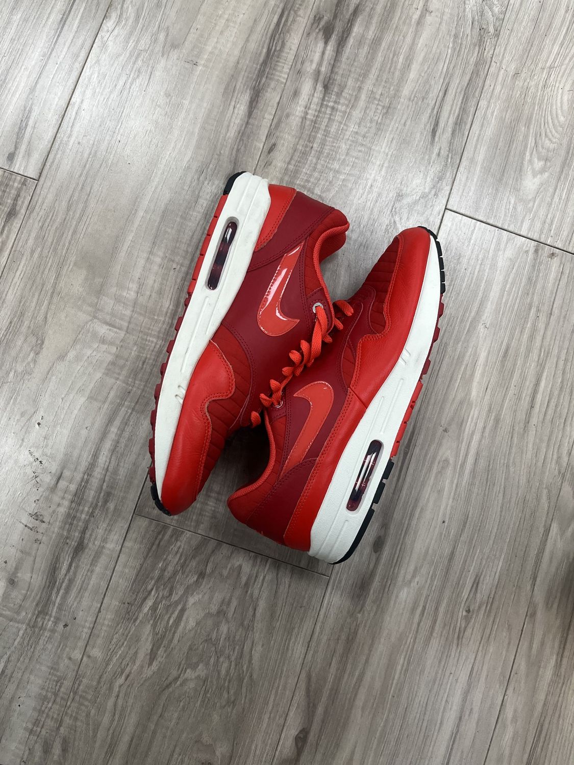 AIR MAX 1 GYM RED CRIMSON, USED: 12