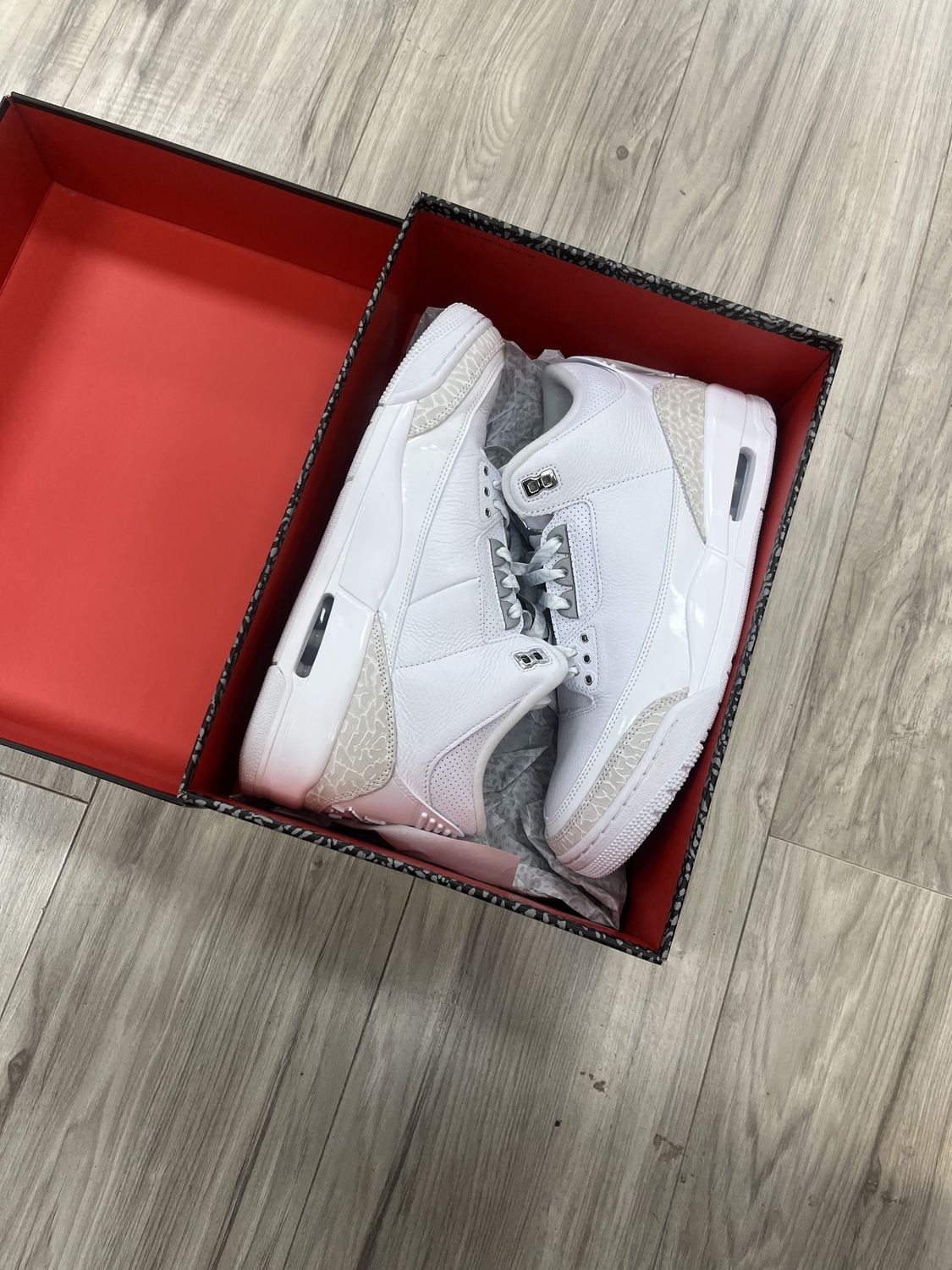 JORDAN 3 PURE MONEY, USED: 10