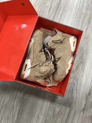 JORDAN 6 TRAVIS SCOTT BRITISH KHAKI 7.5