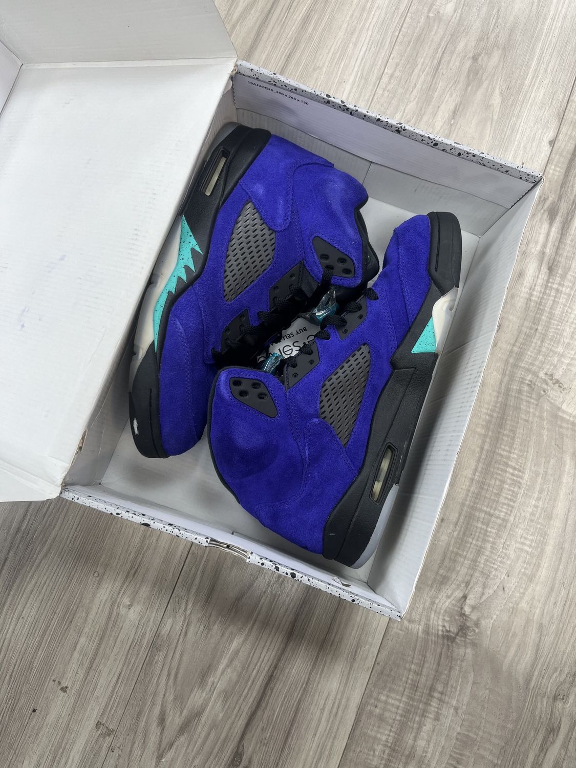 JORDAN 5 ALT GRAPE, USED: 11.5