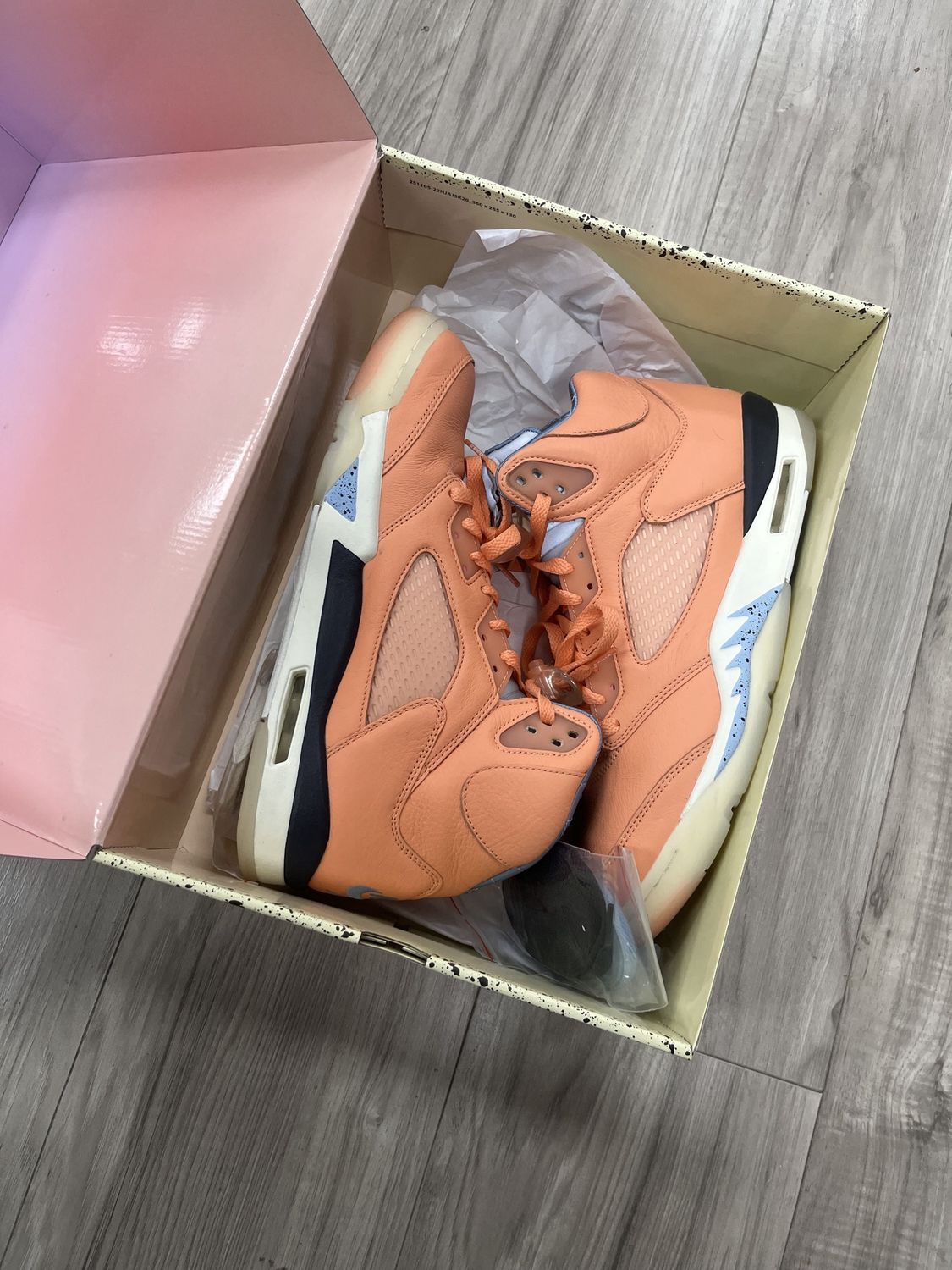 JORDAN 5 KHALID CRIMSON, USED: 11