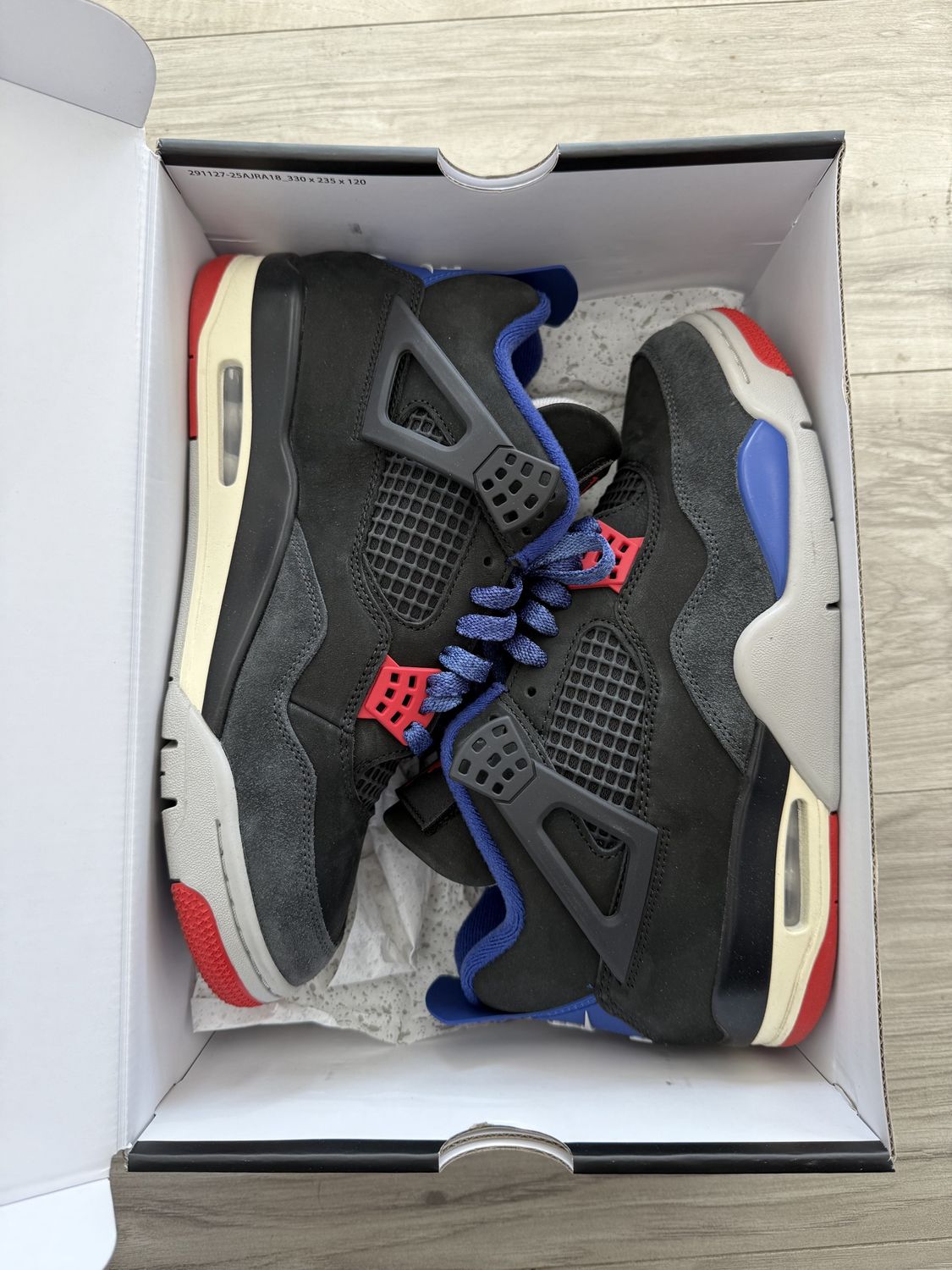 JORDAN 4 RARE AIR, USED: 9