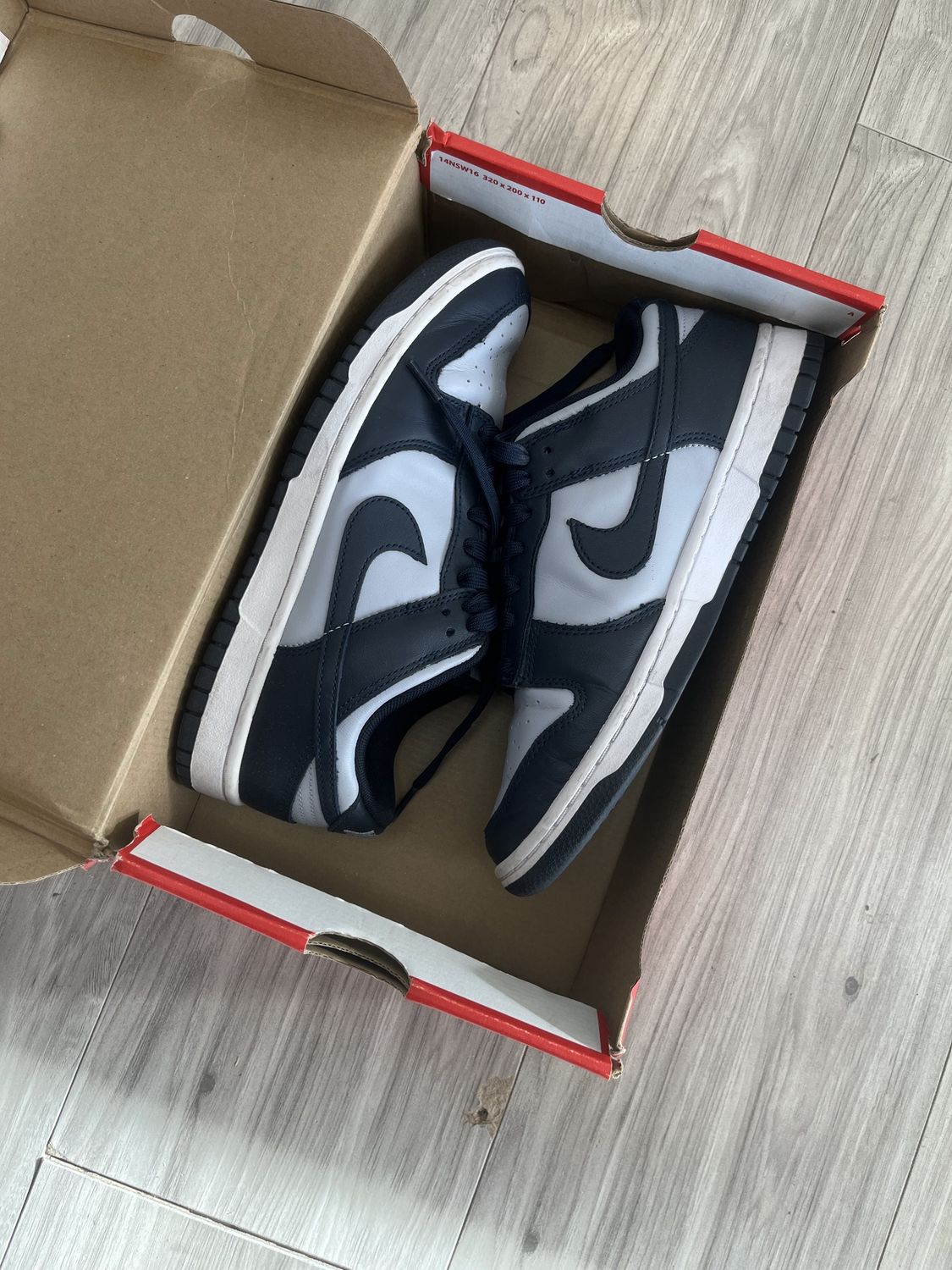 DUNK LOW GEORGETOWN, USED: 8