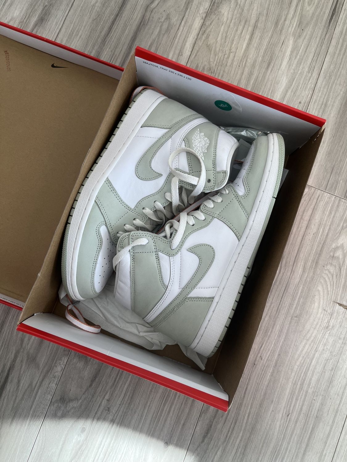 JORDAN 1 SEAFOAM, USED: 11W